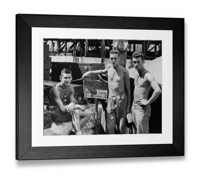 Framed Print : Radio City Marshall Islands Framed Print : Radio City Marshall Islands