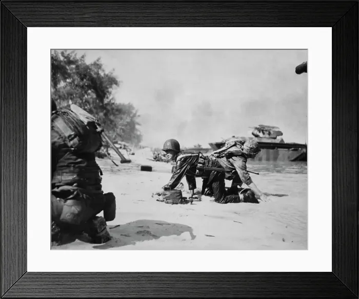 Framed Print : Battle of Saipan Framed Print : Battle of Saipan
