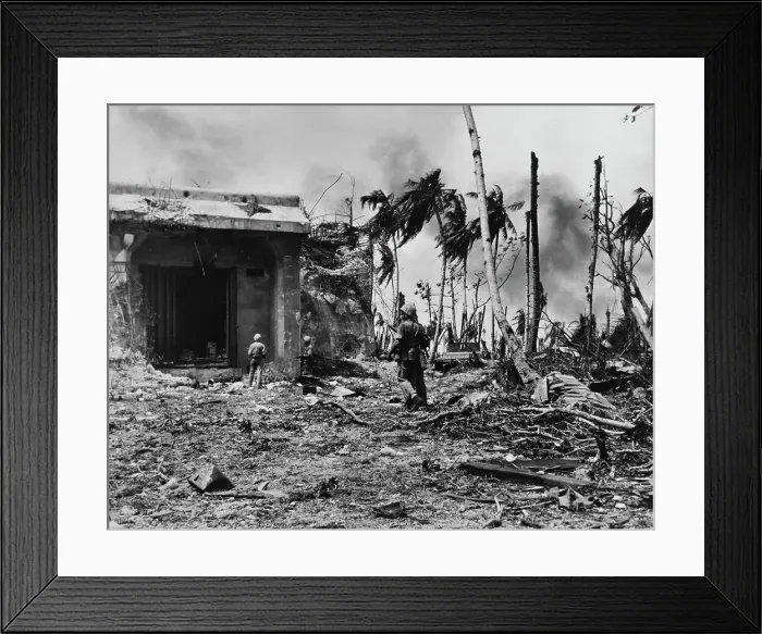 Framed Print : Battle of Kwajalein Framed Print : Battle of Kwajalein