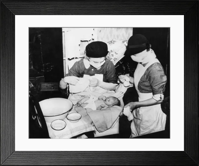 Framed Print : Motorcycle Midwives Visit Patients In London Framed Print : Motorcycle Midwives Visit Patients In London