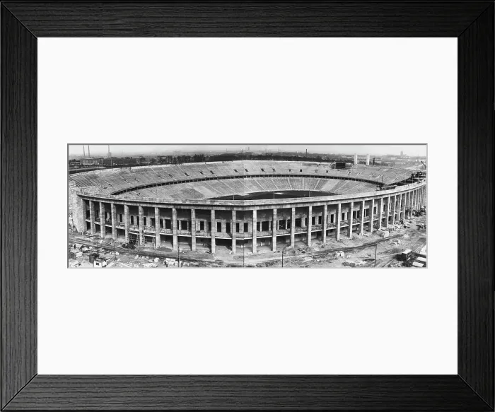 Framed Print : Constructing The Olympic Stadium - Pre Olympics 1936 Framed Print : Constructing The Olympic Stadium - Pre Olympics 1936