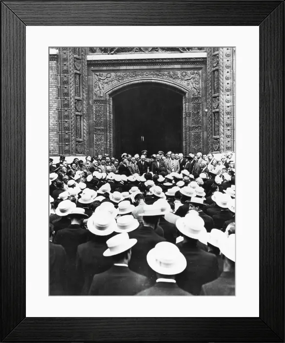 Framed Print : American Olympic Team Arrives - Olympics 1936 Framed Print : American Olympic Team Arrives - Olympics 1936