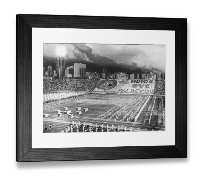 Framed Print : Closing Ceremonies - Pan American Games 1983 Framed Print : Closing Ceremonies - Pan American Games 1983