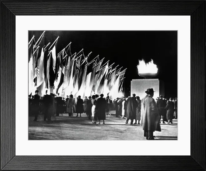 Framed Print : Olympic Ceremony - Olympics 1936 Framed Print : Olympic Ceremony - Olympics 1936