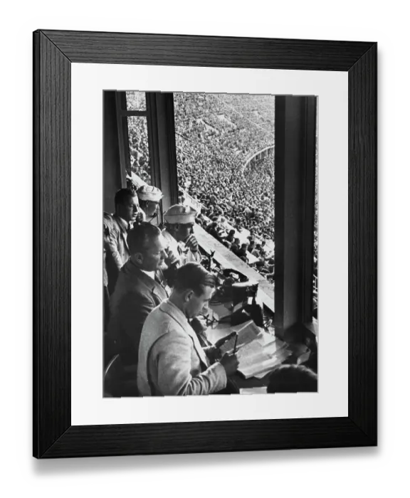 Framed Print : The Brains Of The Games - Olympics 1936
