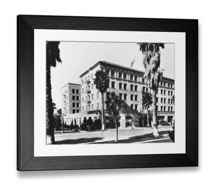 Framed Print : Chapman Park Hotel - Olympics 1932 Framed Print : Chapman Park Hotel - Olympics 1932