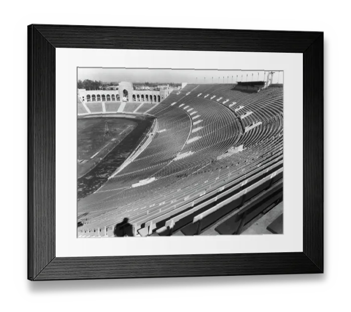 Framed Print : Olympic Stadium- 1932 Olympics Framed Print : Olympic Stadium- 1932 Olympics