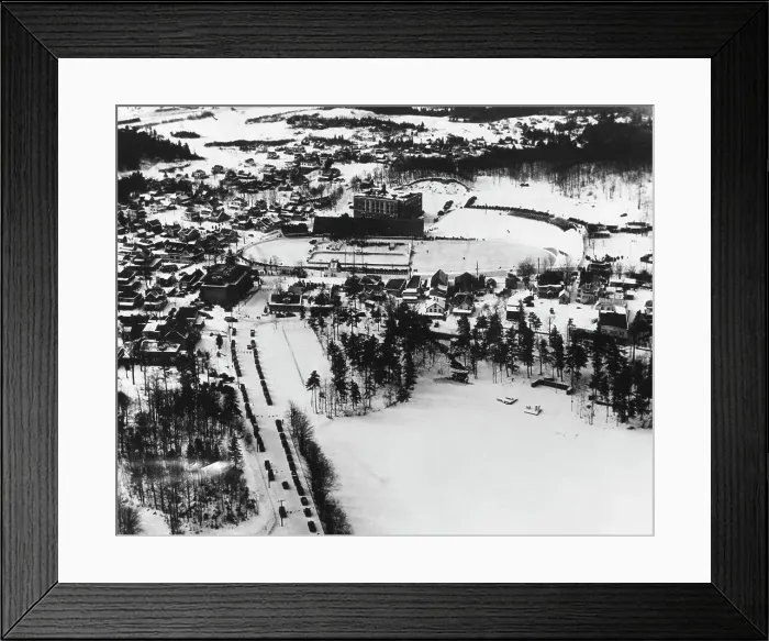 Framed Print : Lake Placid - 1932 Olympics Framed Print : Lake Placid - 1932 Olympics