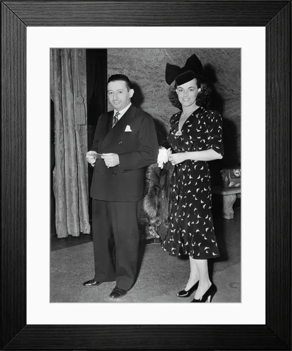 Framed Print : Billy Rose And Eleanor Holm Framed Print : Billy Rose And Eleanor Holm