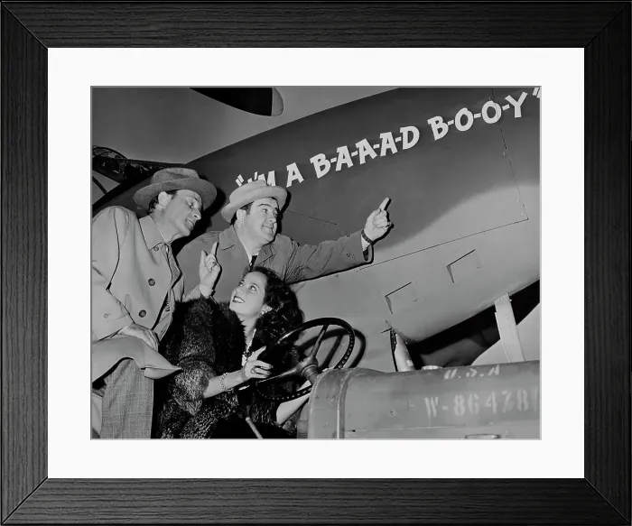 Framed Print : Bud Abbott, Lou Costello, Merle Oberon Framed Print : Bud Abbott, Lou Costello, Merle Oberon