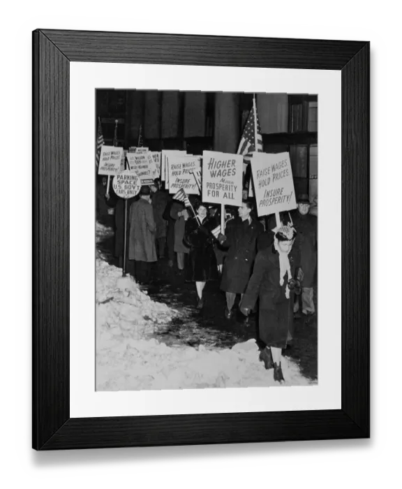 Framed Print : General Motors Pickets Framed Print : General Motors Pickets