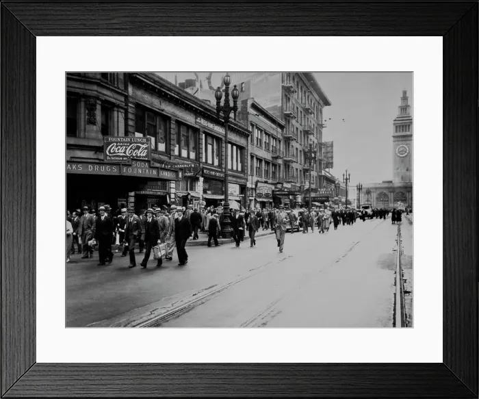 Framed Print : General Strike, San Francisco