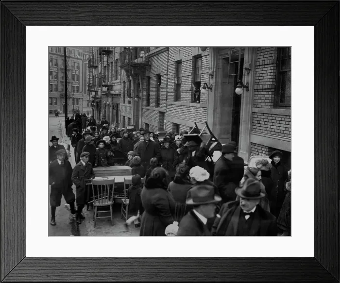 Framed Print : Evicted Tenants Framed Print : Evicted Tenants