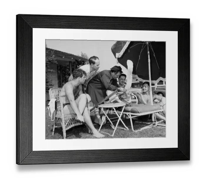 Framed Print : Bud Abbott And Lou Costello