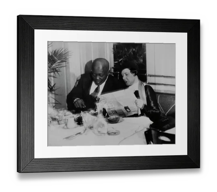 Framed Print : Jack Johnson And Wife Lucille Framed Print : Jack Johnson And Wife Lucille