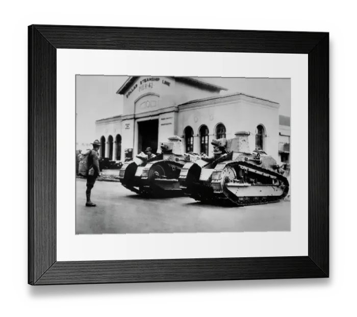 Framed Print : Tanks In San Francisco Framed Print : Tanks In San Francisco
