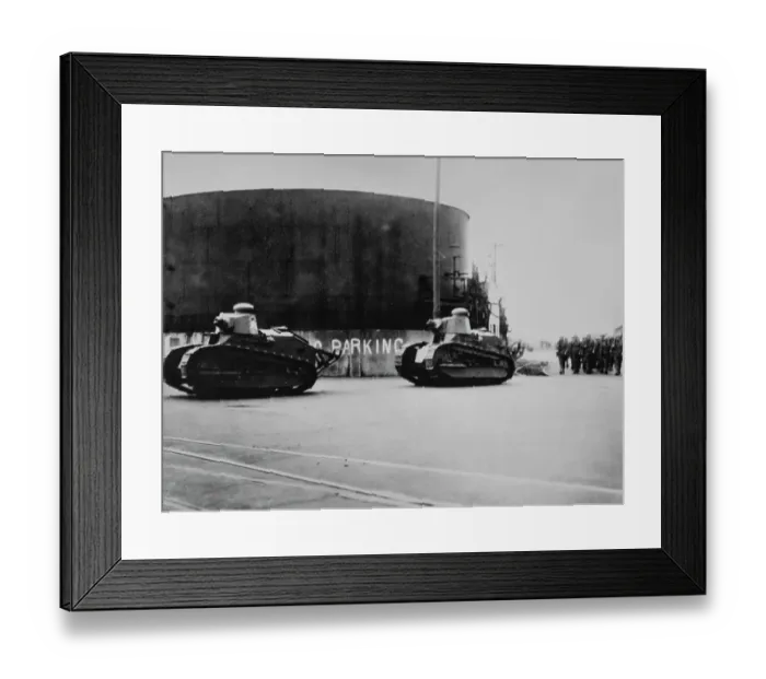Framed Print : Tanks In San Francisco Framed Print : Tanks In San Francisco