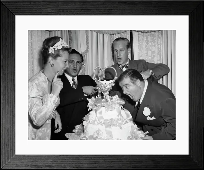Framed Print : Bud Abbott And Lou Costello