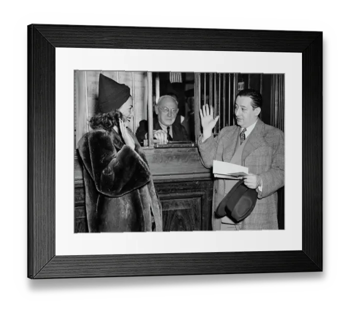 Framed Print : Eleanor Holm And Billy Rose Framed Print : Eleanor Holm And Billy Rose