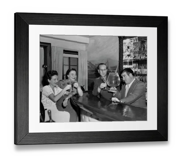 Framed Print : Abbott, Costello And Wives Framed Print : Abbott, Costello And Wives
