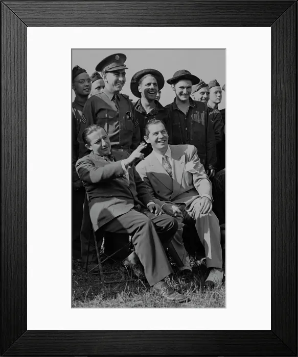 Framed Print : Billy Rose And Milton Berle