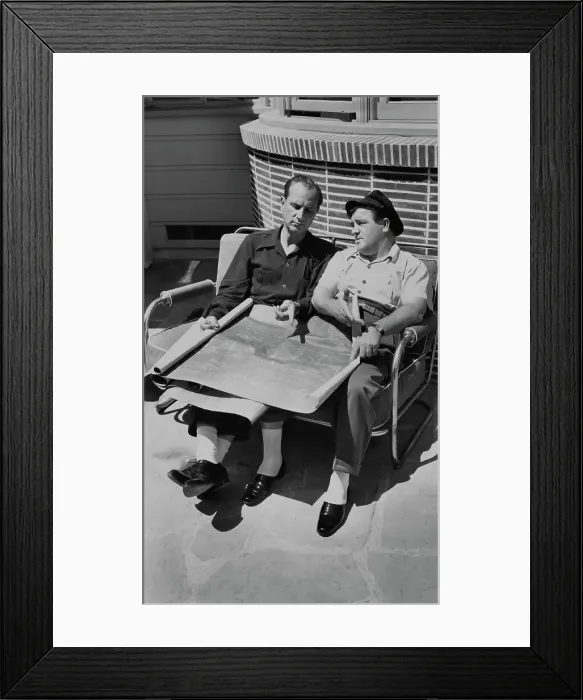 Framed Print : Bud Abbott And Lou Costello Framed Print : Bud Abbott And Lou Costello