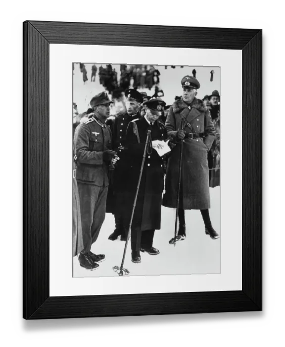 Framed Print : General Werner Von Blomberg - 1936 Winter Olympics Framed Print : General Werner Von Blomberg - 1936 Winter Olympics