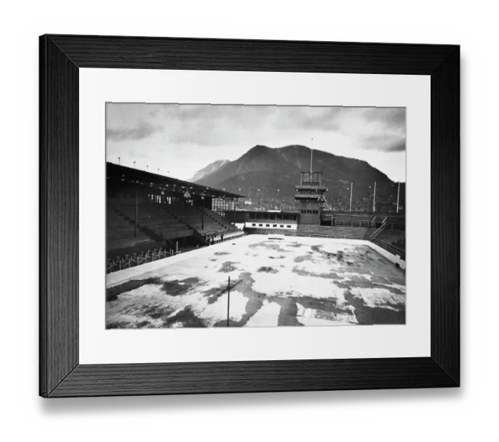 Framed Print : Skating Rink - 1936 Winter Olympic Games Framed Print : Skating Rink - 1936 Winter Olympic Games