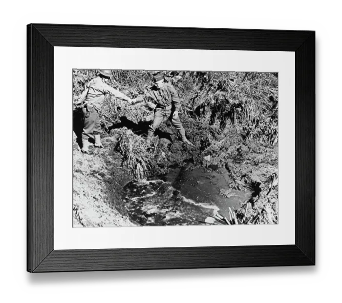 Framed Print : Japanese Shell Hole Framed Print : Japanese Shell Hole