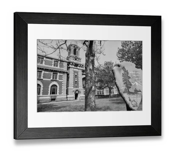 Framed Print : The Great Hall - Ellis Island Framed Print : The Great Hall - Ellis Island