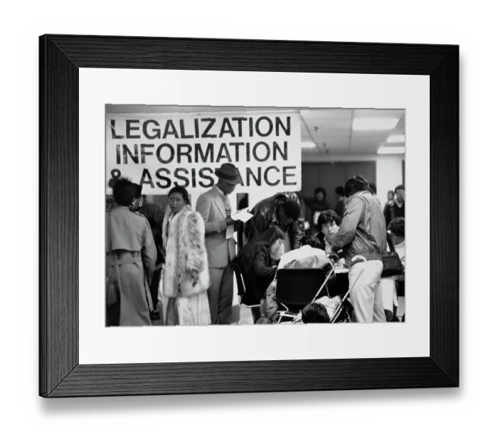 Framed Print : Immigration Office Framed Print : Immigration Office