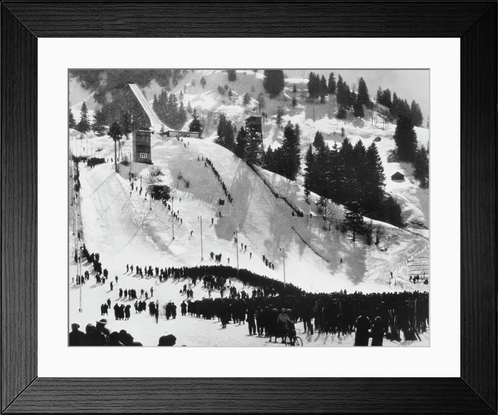 Framed Print : Ski Jumps - 1936 Winter Olympics Framed Print : Ski Jumps - 1936 Winter Olympics