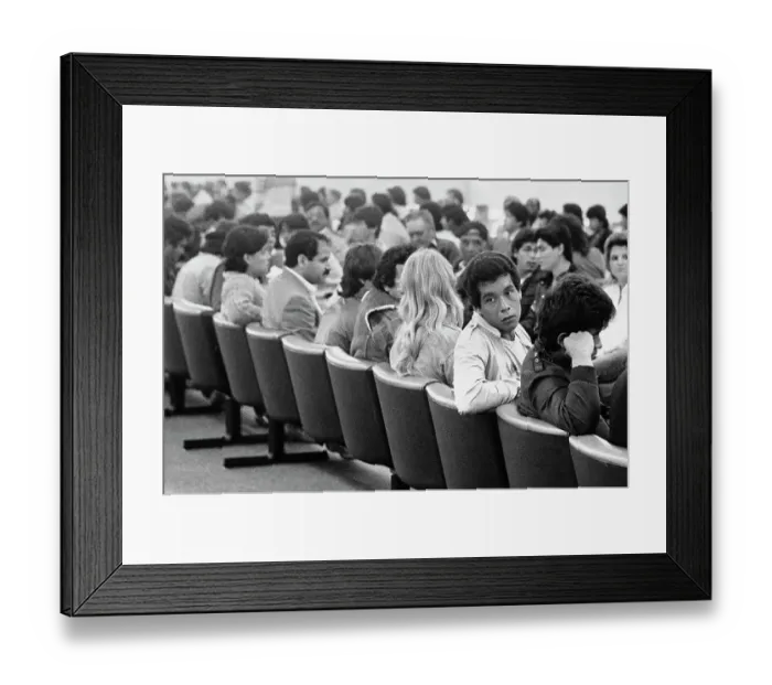 Framed Print : Undocumented People Await Their Turn Framed Print : Undocumented People Await Their Turn