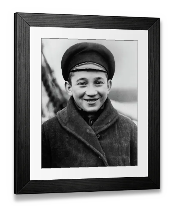 Framed Print : Immigrant Young Man Framed Print : Immigrant Young Man