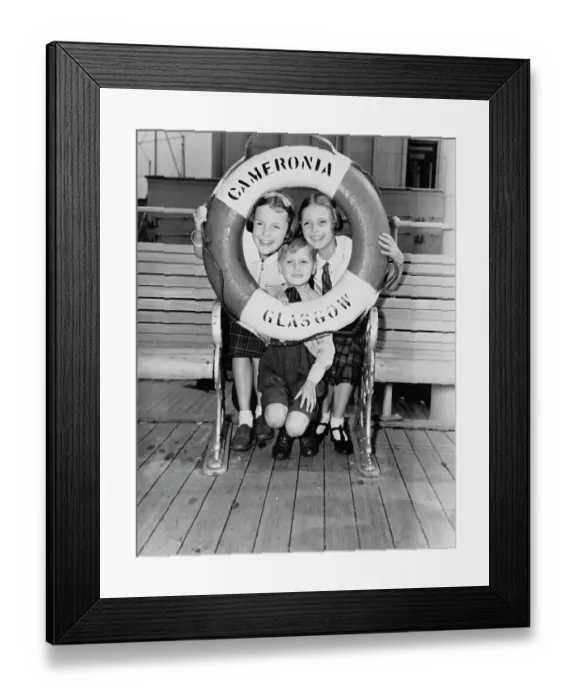 Framed Print : Katherine Spence, John Spence And Ethel Munro Arrive Framed Print : Katherine Spence, John Spence And Ethel Munro Arrive