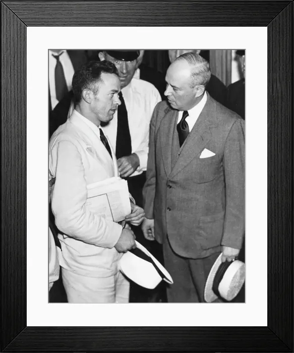 Framed Print : Robert Irwin And Lawyer Framed Print : Robert Irwin And Lawyer