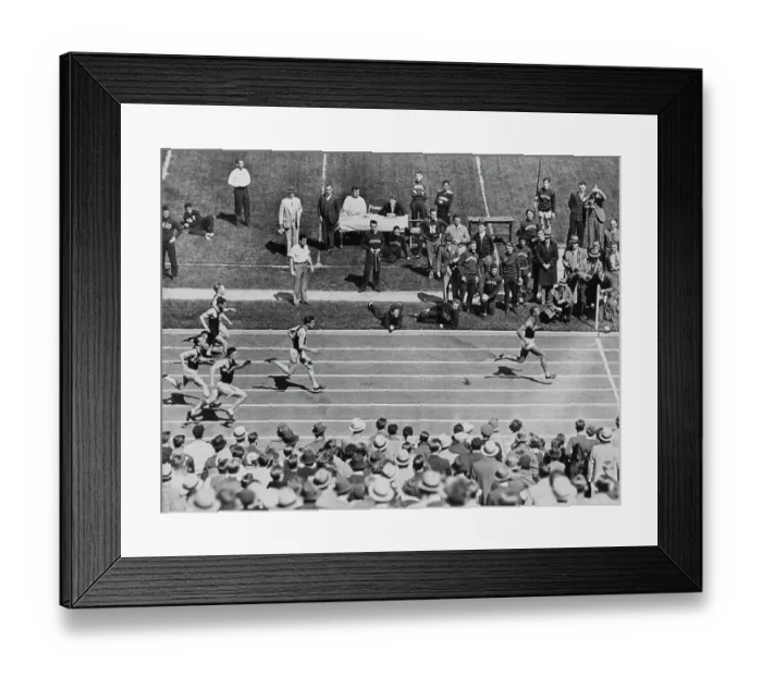 Framed Print : Jesse Owens Sprinting Framed Print : Jesse Owens Sprinting