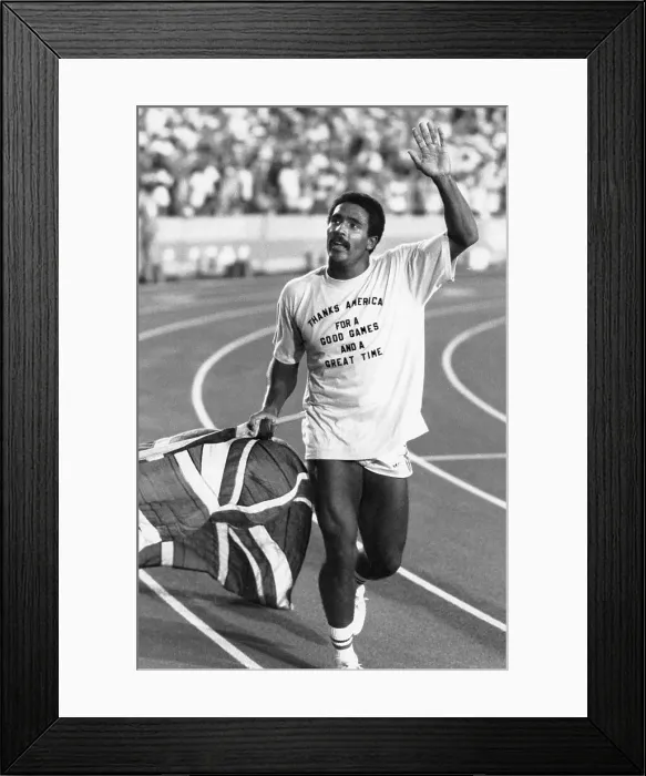 Framed Print : Decathlon Winner, Daley Thompson