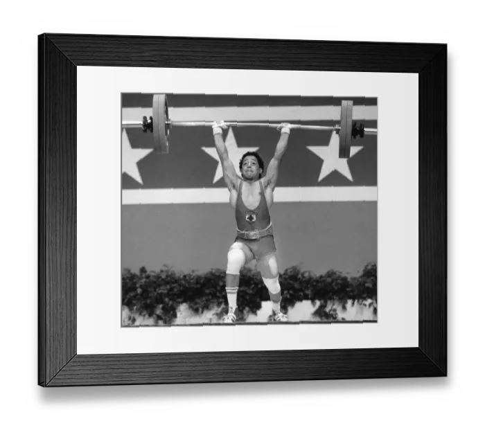 Framed Print : Lebanese Weightlifter Mahmoud Tarha Disqualified At Olympic Games Framed Print : Lebanese Weightlifter Mahmoud Tarha Disqualified At Olympic Games