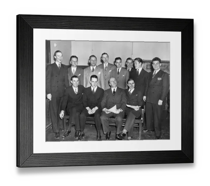 Framed Print : Eleven Christian Front Suspects In Plot To Overthrow United States Government Framed Print : Eleven Christian Front Suspects In Plot To Overthrow United States Government