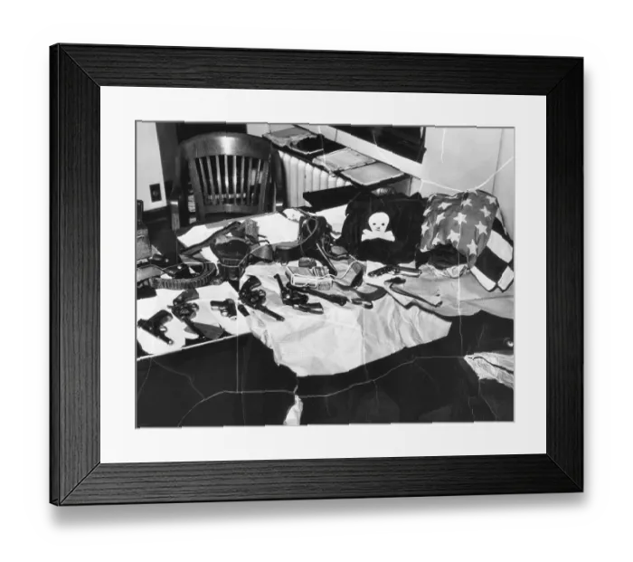 Framed Print : Paraphernalia And Weapons Of The Black Legion Framed Print : Paraphernalia And Weapons Of The Black Legion