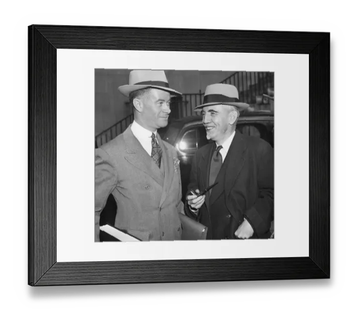 Framed Print : T. Edward O'Connell and William Dudley Pelley Framed Print : T. Edward O'Connell and William Dudley Pelley