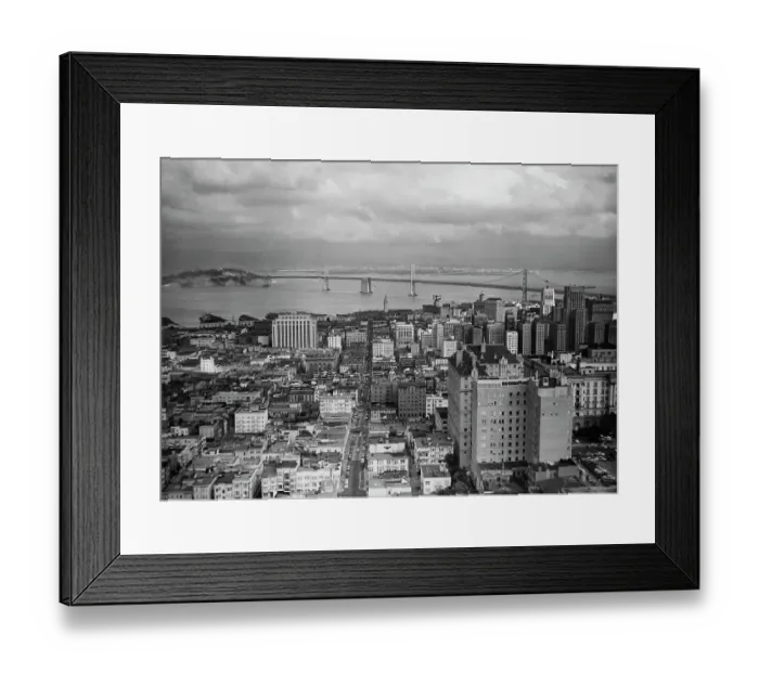 Framed Print : San Francisco's Financial District Framed Print : San Francisco's Financial District
