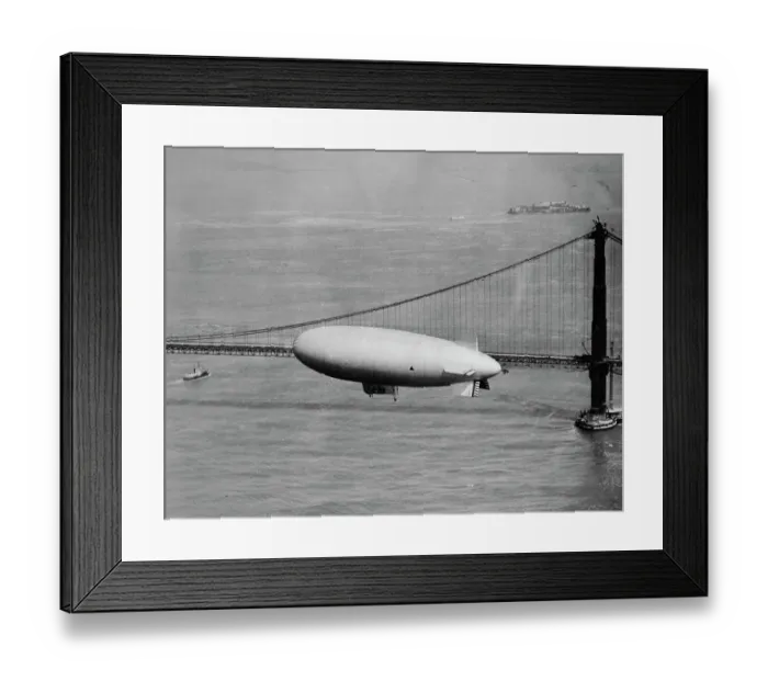 Framed Print : Airship - San Francisco Framed Print : Airship - San Francisco