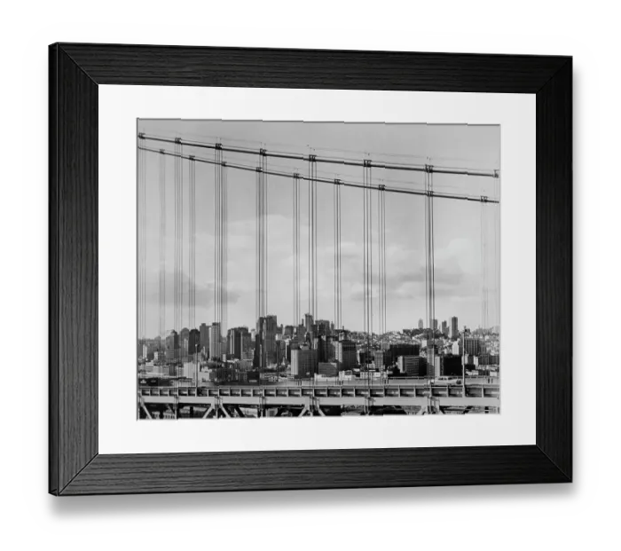 Framed Print : San Francisco Skyline Framed Print : San Francisco Skyline