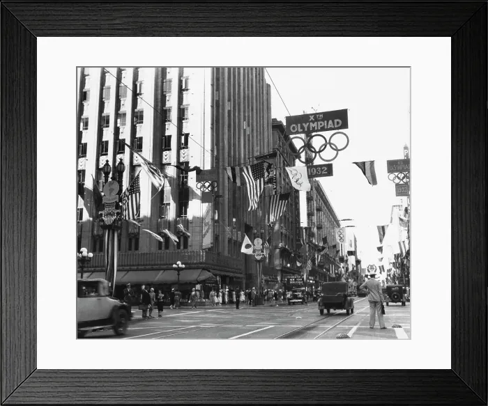 Framed Print : Los Angeles Olympic Preparation Framed Print : Los Angeles Olympic Preparation