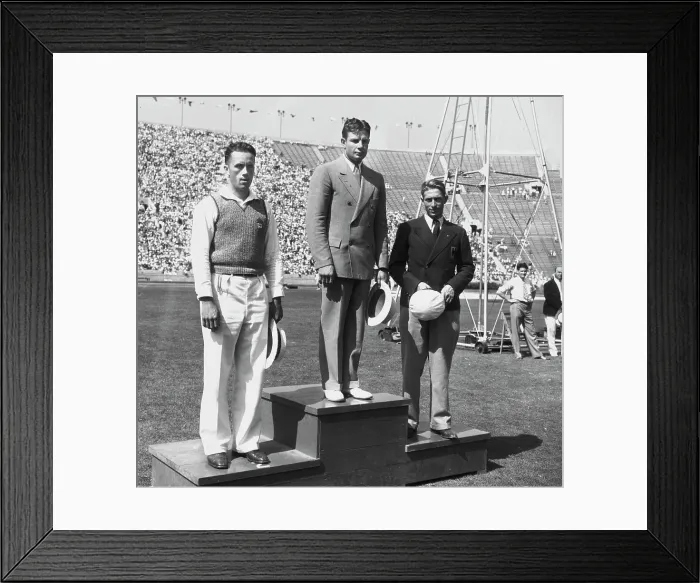 Framed Print : Winners - 1932 Olympics Framed Print : Winners - 1932 Olympics