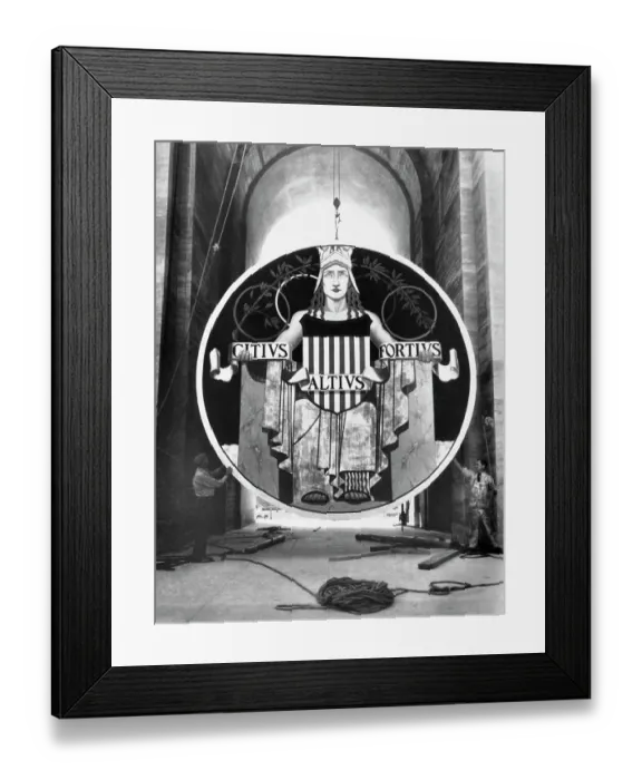 Framed Print : 1932 Olympic Medallion Framed Print : 1932 Olympic Medallion