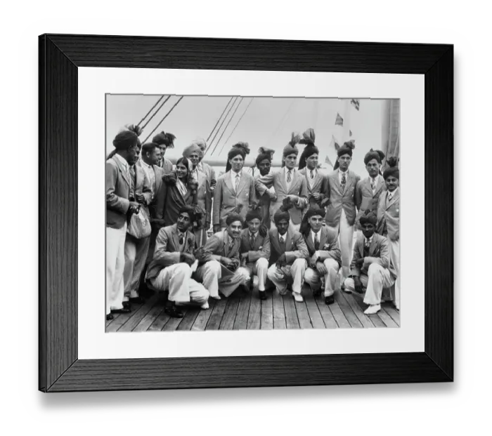 Framed Print : Indian Olympic Delegation Framed Print : Indian Olympic Delegation