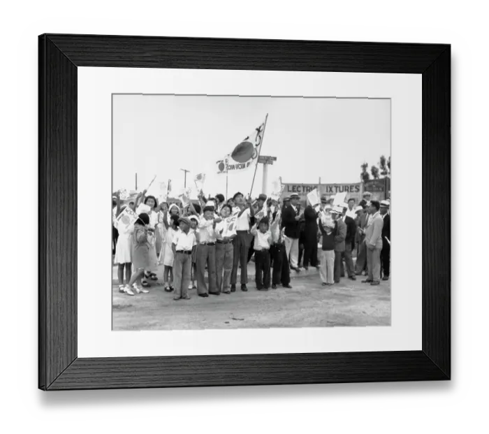 Framed Print : Japanese Children Support - 1932 Olympics Framed Print : Japanese Children Support - 1932 Olympics
